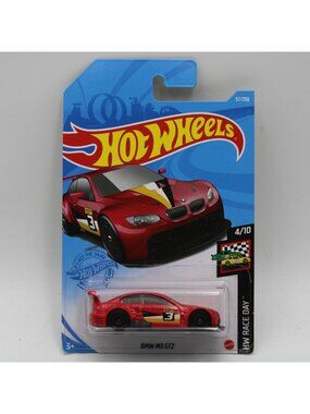 Hot Wheels BMW M3 GT2 Red 2021 HW Race Day 4/10 57/250